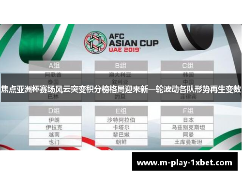 焦点亚洲杯赛场风云突变积分榜格局迎来新一轮波动各队形势再生变数 焦点亚洲杯赛场风云突变积分榜格局迎来新一轮波动各队形势再生变数